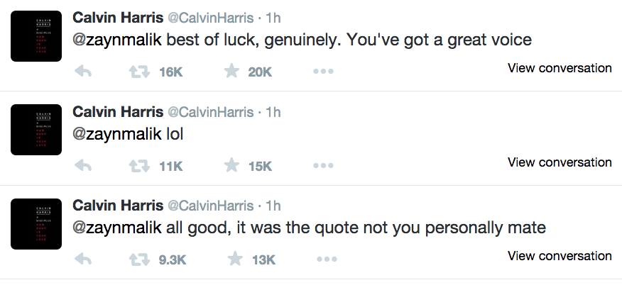 Tweets De Calvin Harris